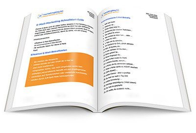 E-Mail-Marketing Schnellstart Guide (eBook Cover)