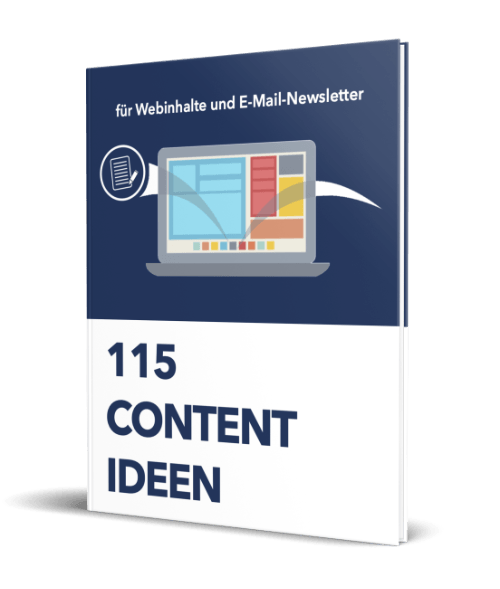 115 Content Ideen, Buchcover