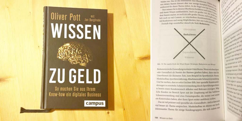 Wissen zu Geld, das Buch mit Auszug daraus