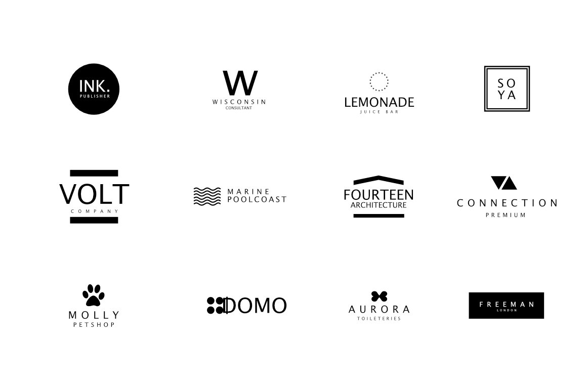 Firmen Logos, Beispiele