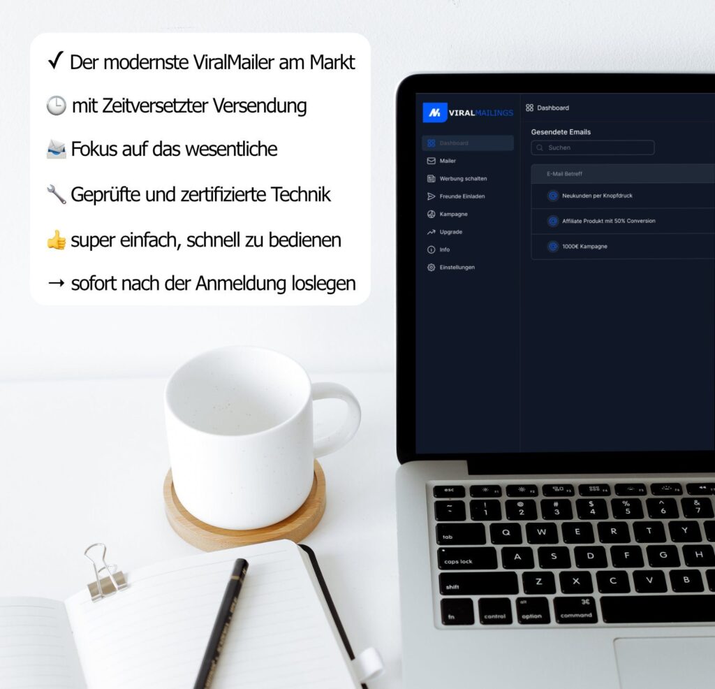 Viralmailings, der Viralmailer, Review zum Anbieter