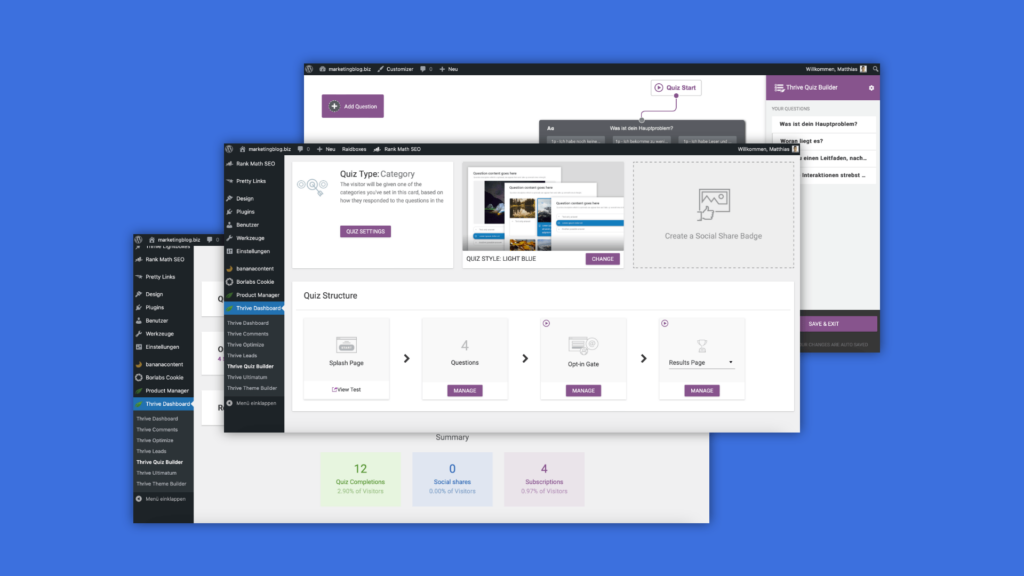 Thrive Quiz Builder Testbericht